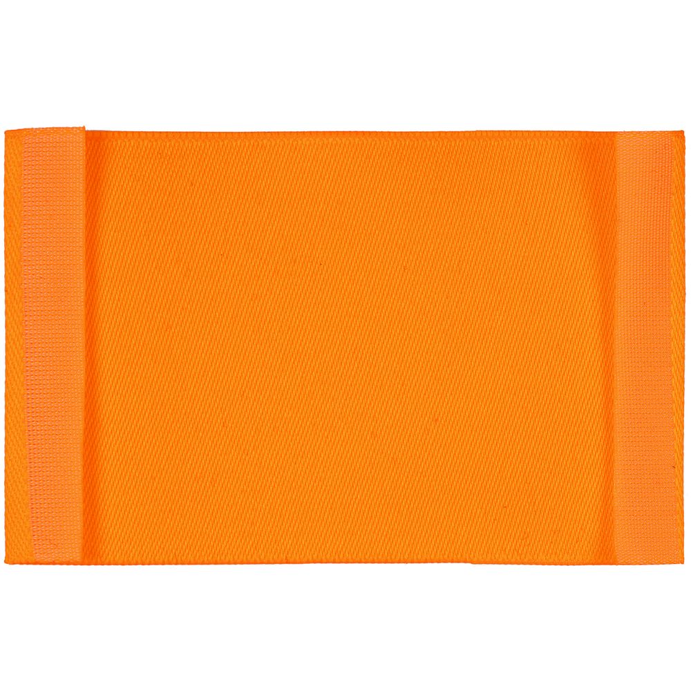 Лейбл тканевый Epsilon, XL, оранжевый неон